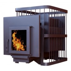 №8 Печь банная ComfortProm СТАЛЬ 8мм, до 20 кубов, стекло