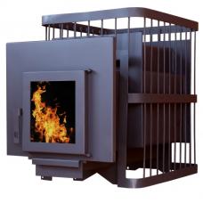 №9 Печь банная ComfortProm СТАЛЬ 8мм, до 26 кубов, стекло