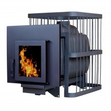 №20 Печь банная ComfortProm ЧУГУН, до 20 кубов, стекло