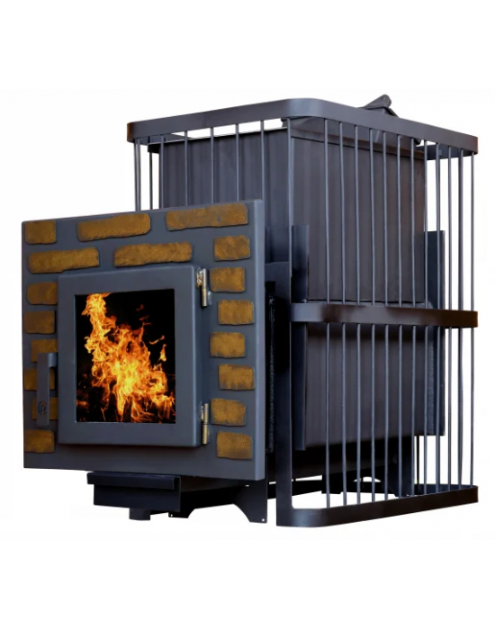 №42 Печь банная ComfortProm до 26 кубов декор