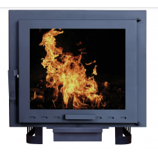 Печь банная ComfortProm ЧУГУН, до 26 кубов, ПАНОРАМА