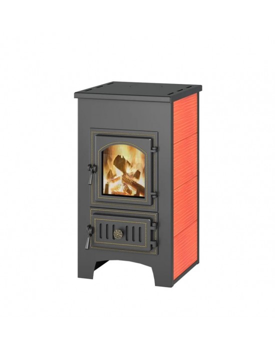 Печь-камин Везувий ПК-01 (270) красн. 9 кВт