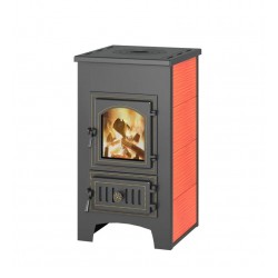 Печь-камин Везувий ПК-01 (270) с плитой красн. 9 кВт
