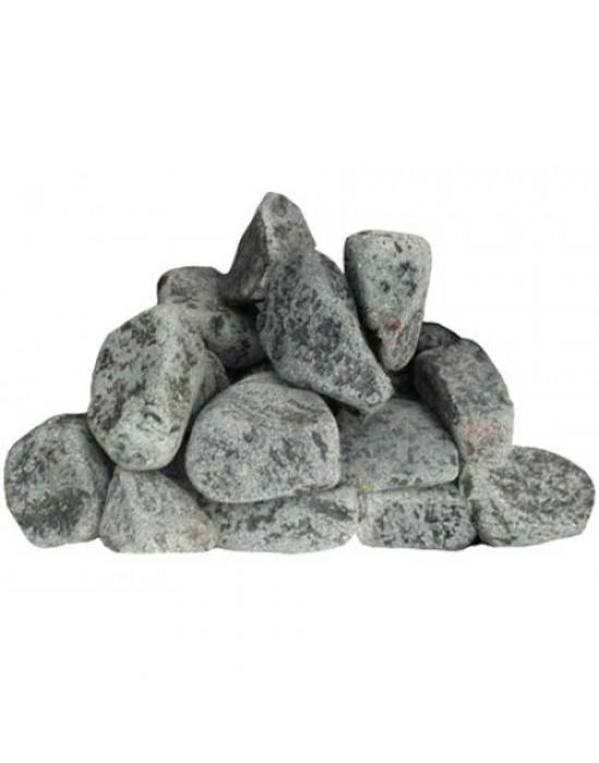 Камни для бани Габбро-диабаз обвалованный 20кг (крупный)