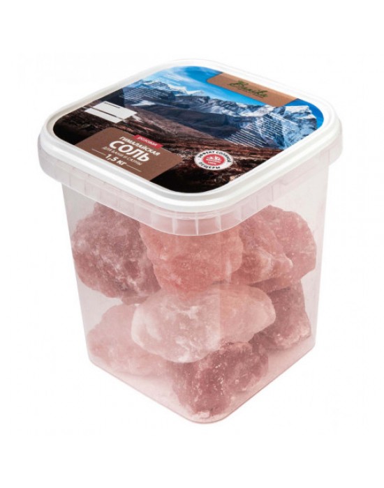 Гималайская соль для бани и сауны BANIKA, колотая, ведро, 1,5кг