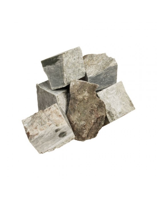 Камень Нефрит колото-пиленый (фракция 60-150мм) (ведро 10кг)