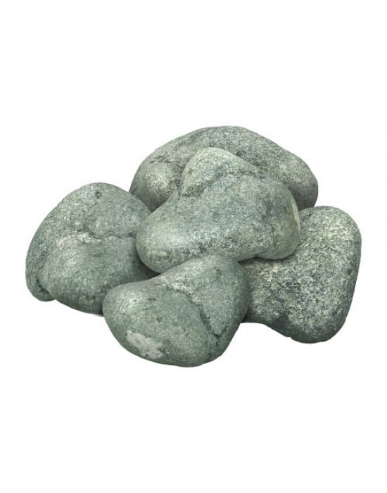 Камень "Хакасский жадеит", обвалованный, средний (70-140 мм), в коробке 10 кг