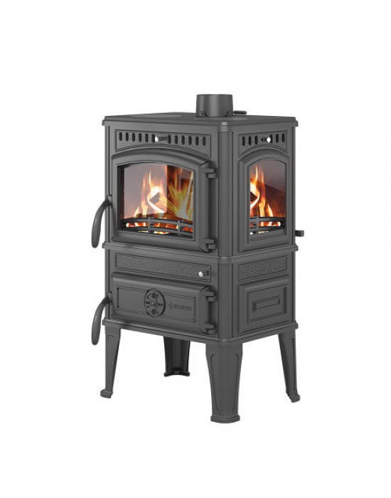 Печь-камин Везувий LV-12PS "Антрацит"