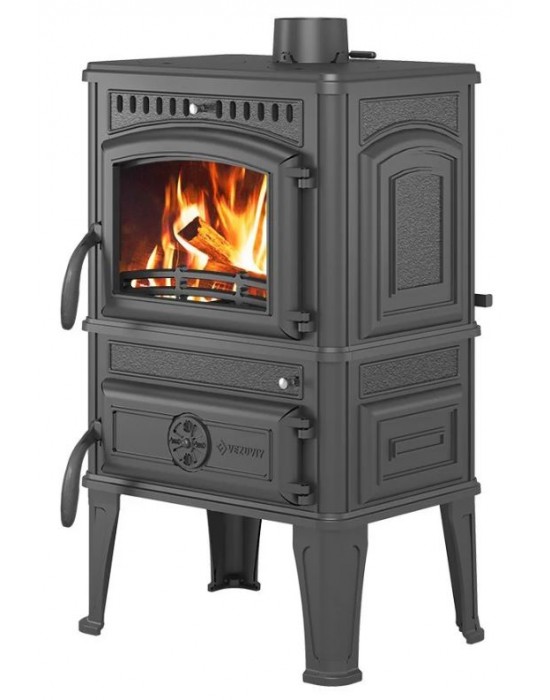 Печь-камин Везувий LV-12S "Антрацит"