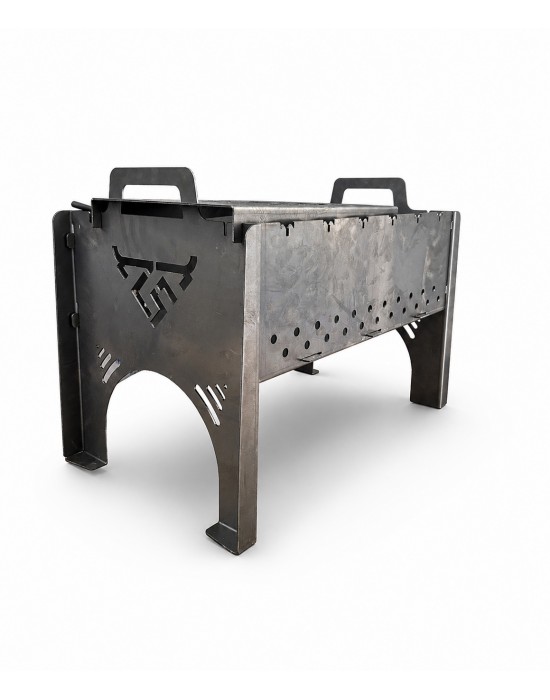 Мангал разборный переносной для шашлыка