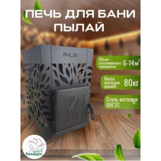 Печь для бани «Пылай ПРО» сталь t 5 мм без выноса