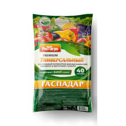 Почвогрунт PREMIUM «универсальный» Гаспадар, 40 л