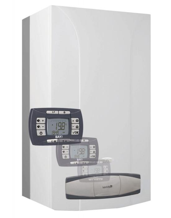 Газовый котел Baxi Nuvola-3 Comfort 280 i (двухконтурный котел, открытая камера)