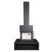 Каминная топка Экокамин Мадрид на дровнике Гигант центральный подовый Каминная топка Экокамин Мадрид на дровнике Гигант центральный подовый