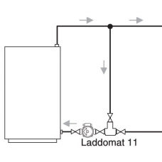 Laddomat 11-30, R25, термостатический смесительный клапан