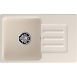 Кухонная мойка GRANFEST SMART SM-680L белый + сифон
