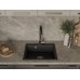 Кухонная мойка GRANFEST SMART SM-520 черный + сифон