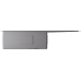 Кухонная мойка из нержавейки Omoikiri Akisame 86-GB-L Side графит