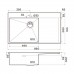 Кухонная мойка из нержавейки Omoikiri Akisame 86-LG-L Side светлое золото
