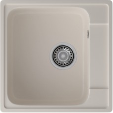Кухонная мойка GRANFEST QUARZ Z-48 белый + сифон