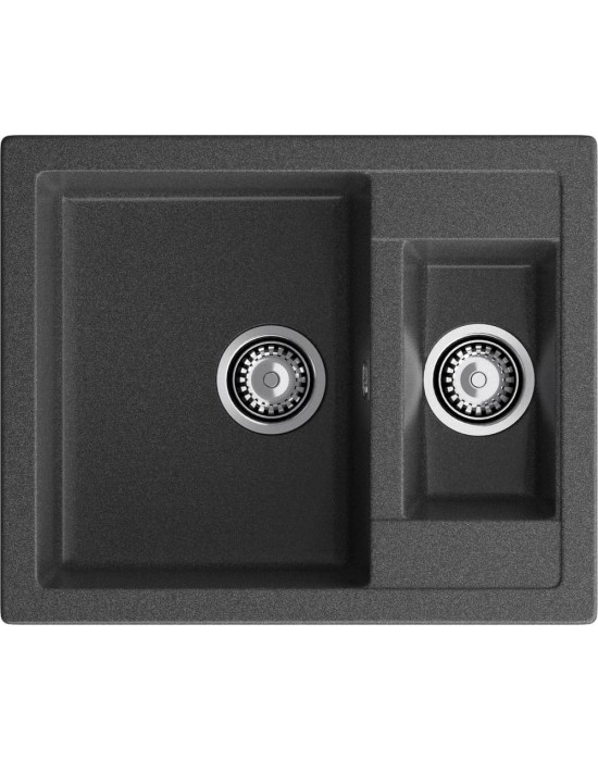 Кухонная мойка GRANFEST QUADRO Q-610K графит