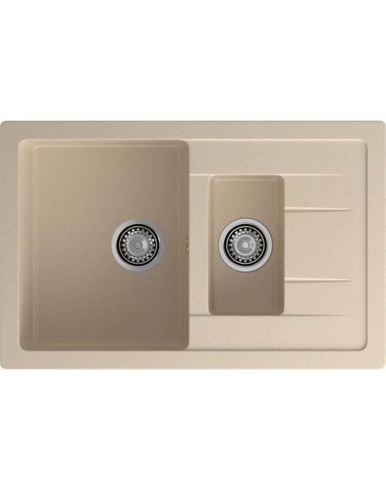 Кухонная мойка GRANFEST QUADRO Q-775KL кашемир