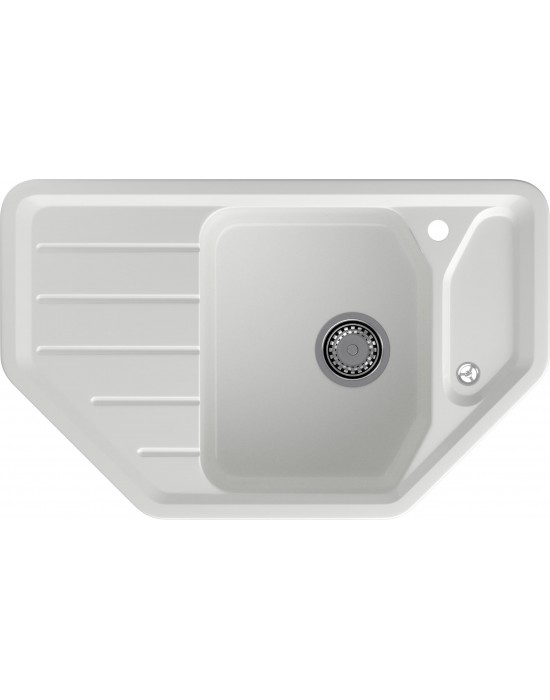 Кухонная мойка GRANFEST CORNER C-800E иней