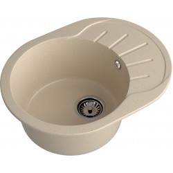 Кухонная мойка GRANFEST RONDO R-580L кашемир