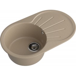 Кухонная мойка GRANFEST RONDO R-750L песочный