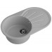 Кухонная мойка GRANFEST RONDO R-750L серый