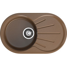 Кухонная мойка GRANFEST RONDO R-750L терракот Кухонная мойка GRANFEST RONDO R-750L терракот