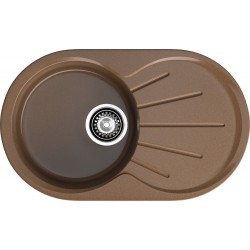 Кухонная мойка GRANFEST RONDO R-750L терракот
