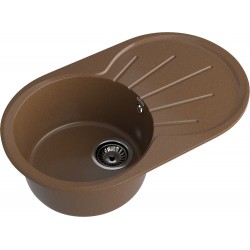 Кухонная мойка GRANFEST RONDO R-750L терракот