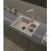 Смеситель для кухни GRANFEST QUARZ Z-5421 белый