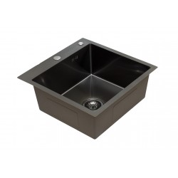 Кухонная мойка из нержавейки BLANTEK FS-5050B Nano black ECO