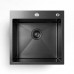 Кухонная мойка из нержавейки BLANTEK FS-5050HN Honeycomb Nano black ECO