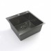 Кухонная мойка из нержавейки BLANTEK FS-5050HN Honeycomb Nano black ECO