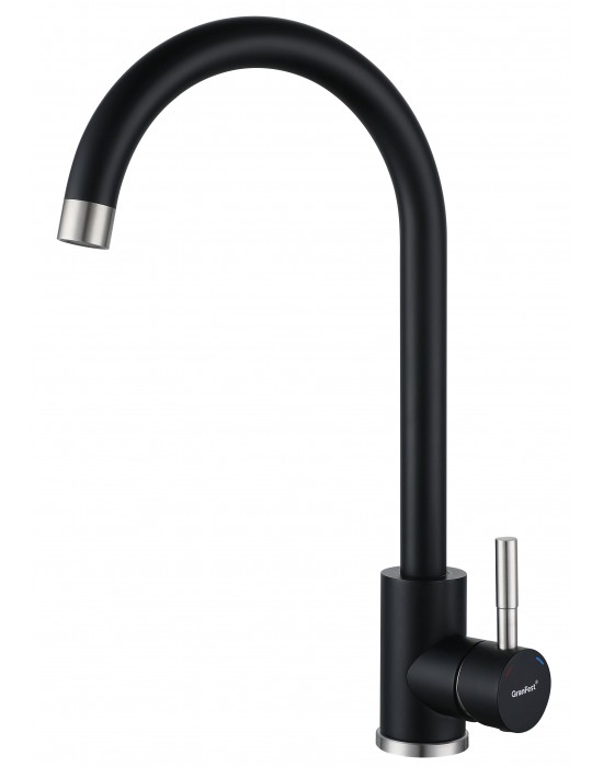 Смеситель для кухни GRANFEST QUARZ Z-5410 черный