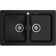 Кухонная мойка GRANFEST STANDART S-780K черный Кухонная мойка GRANFEST STANDART S-780K черный