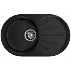 Кухонная мойка GRANFEST RONDO R-750L черный