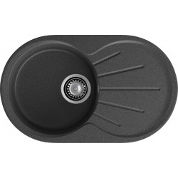 Кухонная мойка GRANFEST RONDO R-750L графит