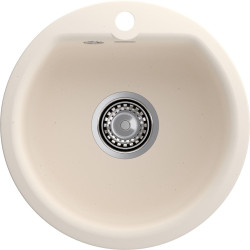 Кухонная мойка GRANFEST SMART SM-435 белый + сифон