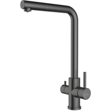 Смеситель для кухни GRANFEST QUARZ Z-5421 PVD графит Смеситель для кухни GRANFEST QUARZ Z-5421 PVD графит
