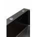 Кухонная мойка из нержавейки BLANTEK FS-5848HN Honeycomb Nano black ECO