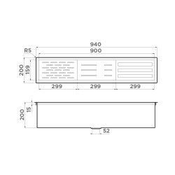 Сушка для посуды Omoikiri DRY-02 LG (без вставок)