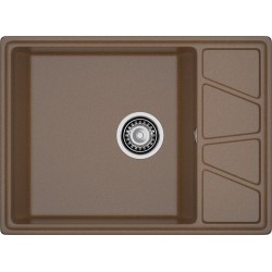 Кухонная мойка GRANFEST VERTEX V-680L терракот Кухонная мойка GRANFEST VERTEX V-680L терракот