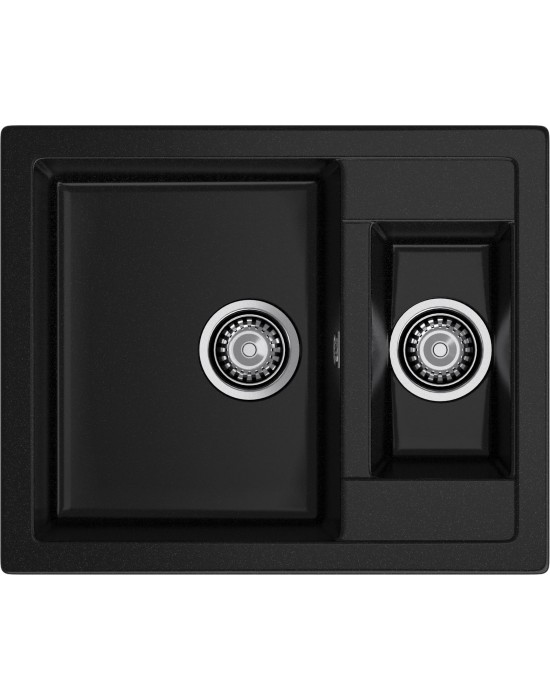 Кухонная мойка GRANFEST QUADRO Q-610K черный