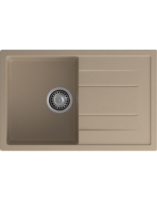 Кухонная мойка GRANFEST QUADRO Q-780L песочный
