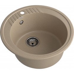 Кухонная мойка GRANFEST RONDO R-520 песочный