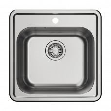 Кухонная мойка из нержавейки Omoikiri Notoro 48-SI Matt silver matt